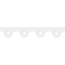 Ekena Millwork Havana Architectural Grade PVC Running Trim, 8"H x 5/8"P x 48"L RUNP08X0625X48HAV - alternate 2